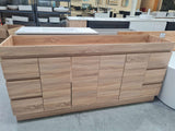 PLYWOOD 1800 LIGHT OAK VANITY FLOORSTANDING WITH POLYMARBLE TOP