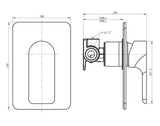 PAVIA SHOWER/BATH MIXER