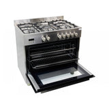 Midea 90cm Gas Cooktop Freestanding Stove 36QMS5GP48