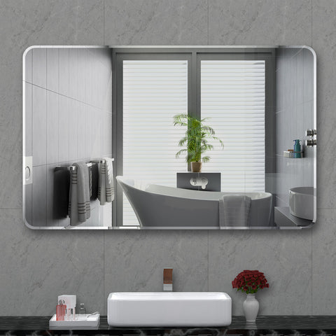 FLAT MIRROR WITH BEVELLED EDGE 1200x750mm