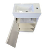 WHITE FLOORSTANDING VANITY 450MM