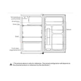 Midea 123L Bar Fridge