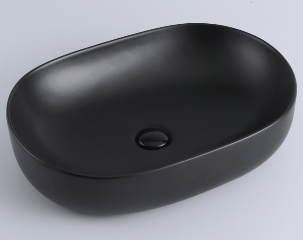 CERAMIC ART BASIN MATT BLACK 480MM