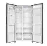 Imprasio 513L Side by Side Fridge Freezer With Water Dispenser Stainless Steel IMSBS513