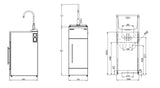 Robinhood laundry W: 350mm, D: 565mm, H: 900-920mm
