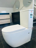 COSIMA MATT-WHITE TOILET SUITE -PURE RIMLESS