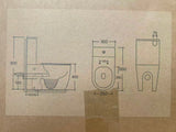 COSIMA MATT-WHITE TOILET SUITE -PURE RIMLESS