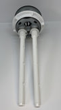 38mm Dual Flush Toilet Tank Round Valve Push Button BLACK - Bathroom Clearance
