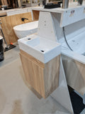PLYWOOD 400mm PICCOLO WALLHUNG CABINET - LIGHT OAK
