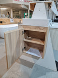 PLYWOOD 400mm PICCOLO WALLHUNG CABINET - LIGHT OAK