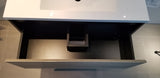 PLYWOOD 900 FLOOR STANDING VANITY BLACK LIGHT OAK WITH CERAMIC TOP - Bathroom Clearance