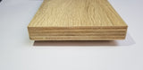 PLYWOOD 1200 FLOOR STANDING VANITY DOUBLE BLACK LIGHT OAK BASE ONLY - Bathroom Clearance