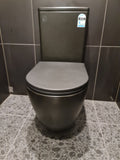 COSIMA NOIR BLACK TOILET SUITE - RIMLESS