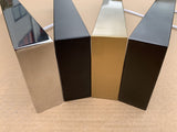 7 BARS 600mm HEATED TOWEL RAIL BRUSHED GOLD