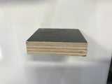 PLYWOOD 400mm PICCOLO WALLHUNG CABINET - BLACK/LIGHT OAK