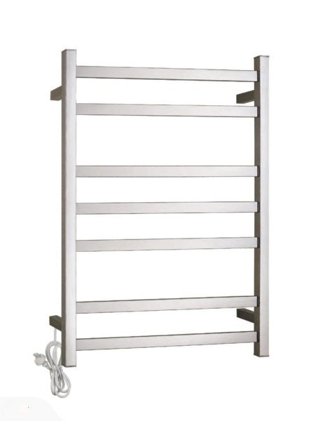 Heated towel discount rail 600mm wide