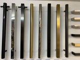 VERTICAL HEATED TOWEL RAIL - BRUSHED NICKEL SQUARE