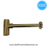 32mm MINIMAL ROUND BOTTLE TRAP - BRUSHED GOLD