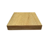 PLYWOOD MIRROR CABINET 600mm 2-Door LIGHT OAK