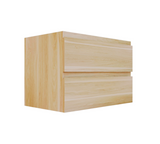 PLYWOOD 600 WALL HUNG VANITY - LIGHT OAK BASE ONLY