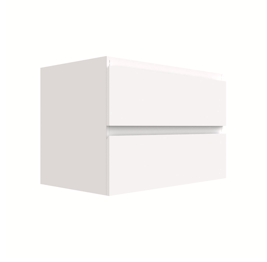 PLYWOOD 750 WALL HUNG VANITY WHITE BASE ONLY