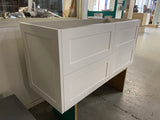 HAMPTON PLYWOOD 1200 WALL-HUNG VANITY (SINGLE BASIN) BASE ONLY