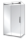 FRAMELESS 1200 x 800, CENTRE WASTE - BLACK