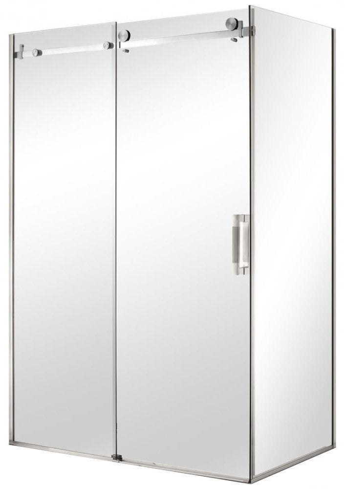FRAMELESS 1200 x 900, CENTRE WASTE - CHROME