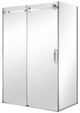 FRAMELESS 1200 x 900, CENTRE WASTE - CHROME