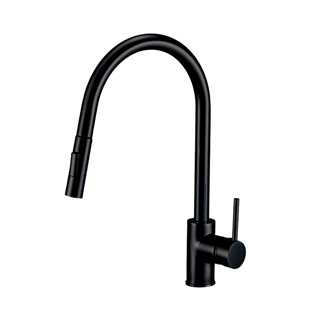 AERO PULLOUT KITCHEN MIXER - MATTE BLACK