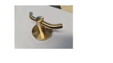 ASPIRING DOUBLE ROBE HOOK - BRUSHED GOLD