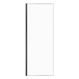 WALK IN SHOWER PANEL - BLACK 1200MM