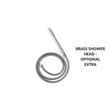 RAIN SHOWER UNIVERSAL INLET - ROUND CHROME