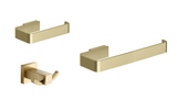 MIRO DOUBLE ROBE HOOK - BRUSHED GOLD