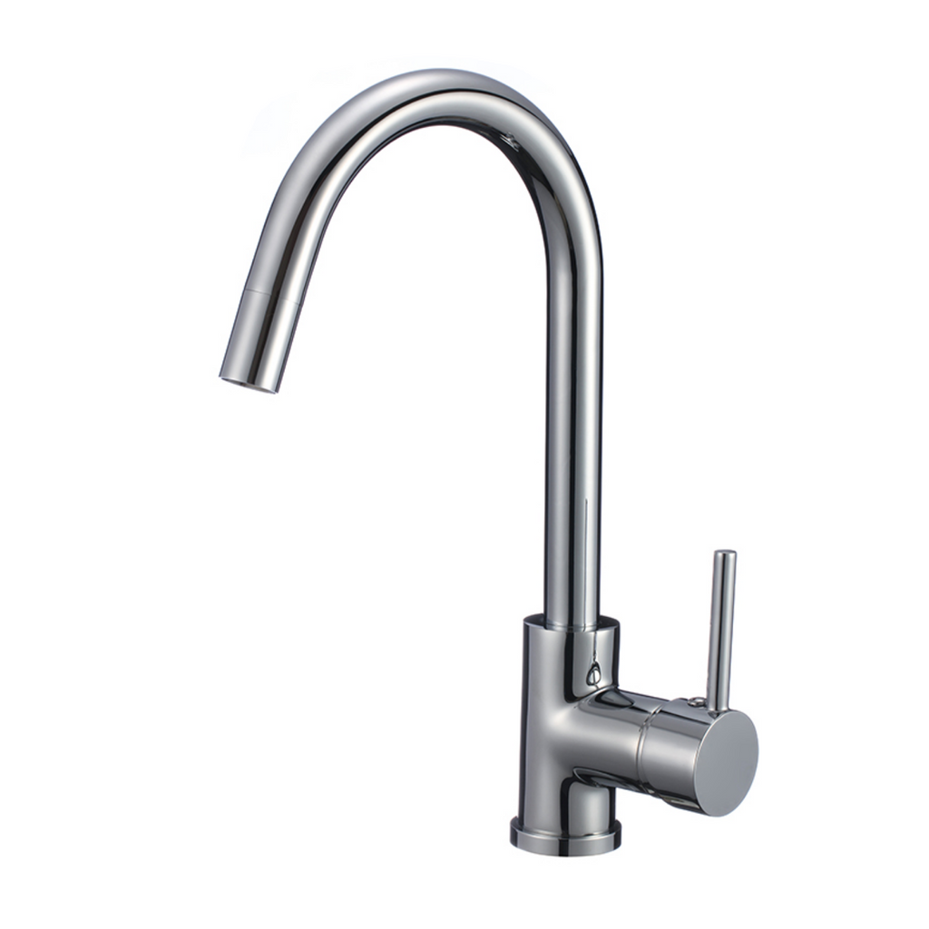 CECINA GOOSENECK KITCHEN MIXER - CHROME