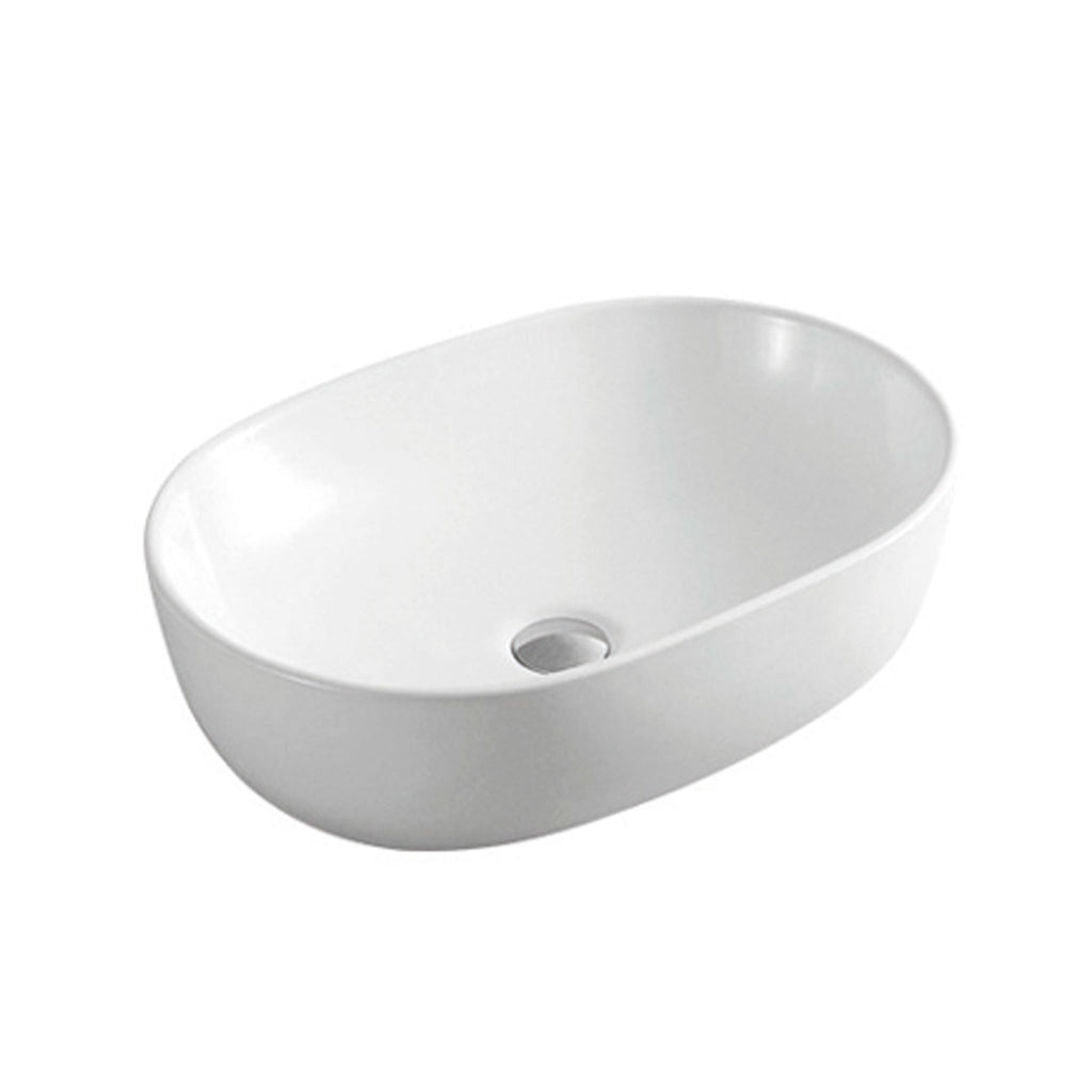 CERAMIC ART BASIN GLOSSY WHITE 480MM