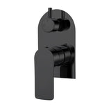 PAVIA SHOWER/BATH MIXER WITH DIVERTER MATTE BLACK
