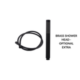RAIN SHOWER - ROUND BLACK