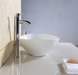 CERAMIC ART BASIN GLOSSY WHITE 415MM