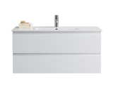 PLYWOOD 800 WALL-HUNG SINGLE BOWL VANITY WITH CERAMIC TOP