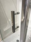 CUBO 900 x 900 CHROME SHOWER, CENTRE WASTE
