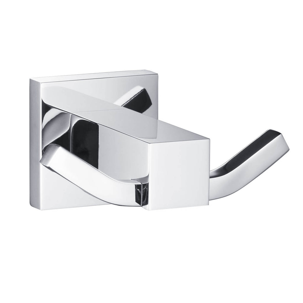MIRO DOUBLE ROBE HOOK - CHROME