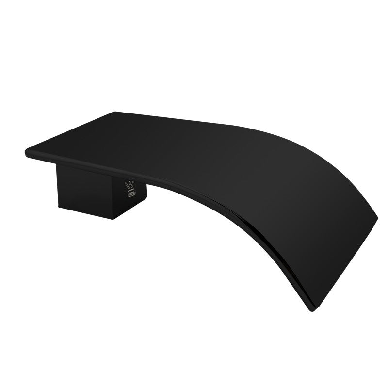ROMANA BATH SPOUT - MATTE BLACK - Bathroom Clearance