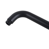 ROUND WALL SHOWER ARM - BLACK 400MM