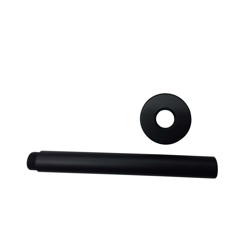 SHOWER CEILING ARM - MATTE BLACK FINISH 300MM - Bathroom Clearance