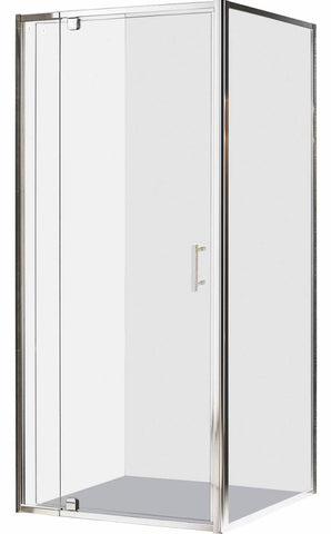 CUBO 1000 x 1000 CHROME SHOWER, CENTRE WASTE