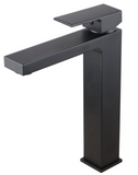 SQUARE TALL BASIN MIXER - MATTE BLACK - Bathroom Clearance