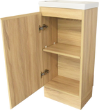 PLYWOOD 400mm YOLO FREESTANDING CABINET - LIGHT OAK