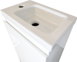 PLYWOOD 400mm YOLO FREESTANDING CABINET - WHITE GLOSS