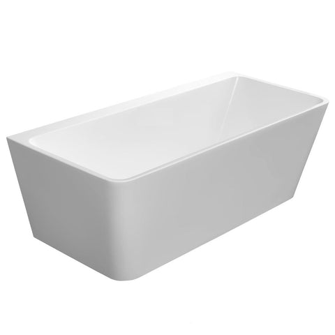 MASSIMO WHITE FREE-STANDING BATHTUB 1700W - Bathroom Clearance